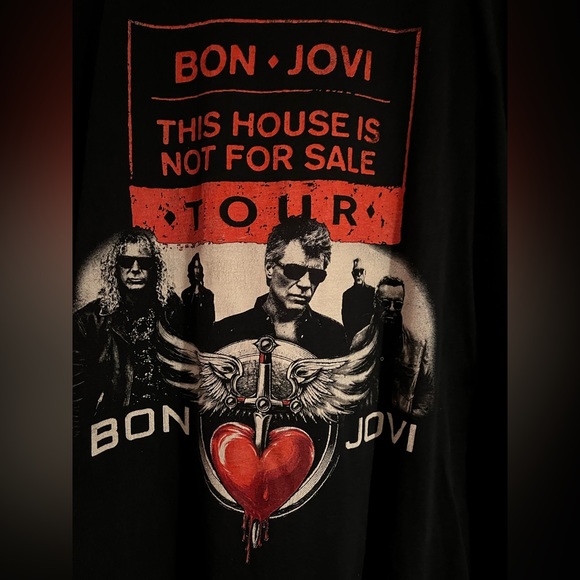 Bon Jovi, this house is not for sale tour, 2018, T-shirt, top, XL or 2X, no tag - Picture 4 of 5
